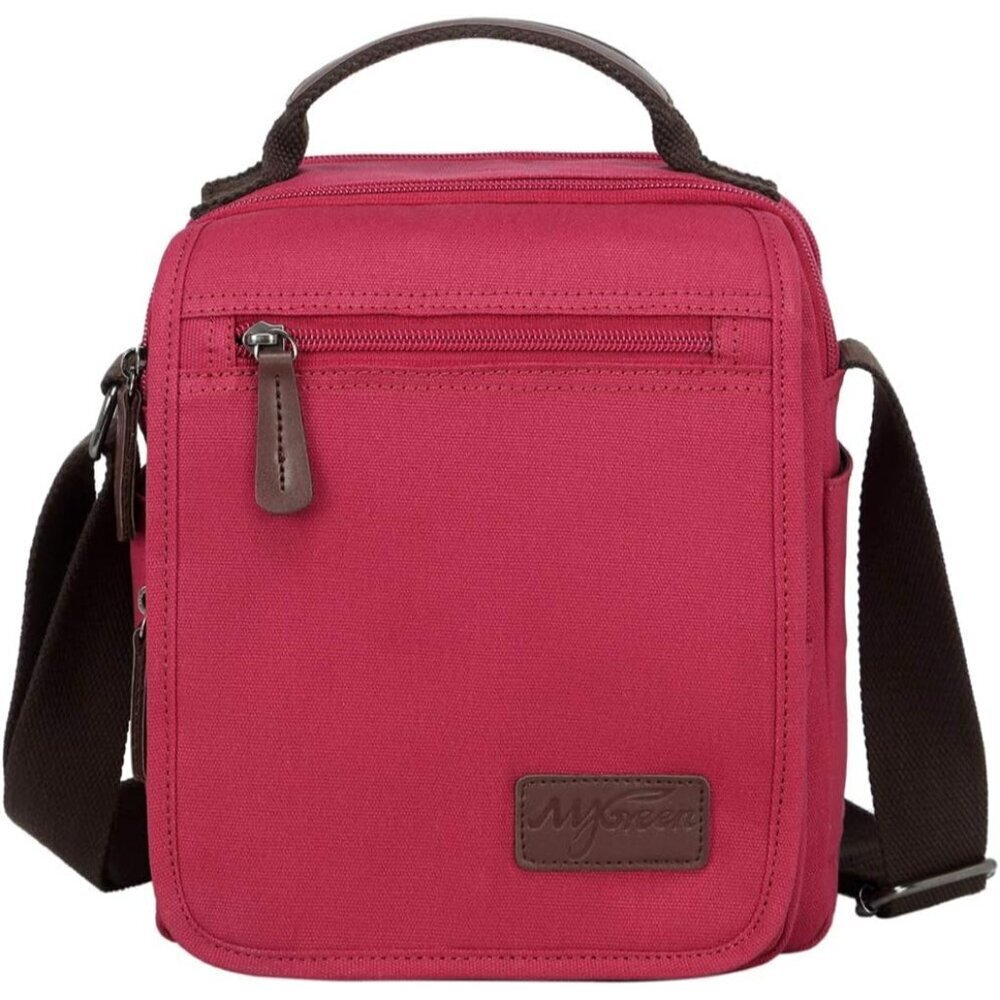 Small Canvas Crossbody Bag Womens Travel Casual Business Outdoors